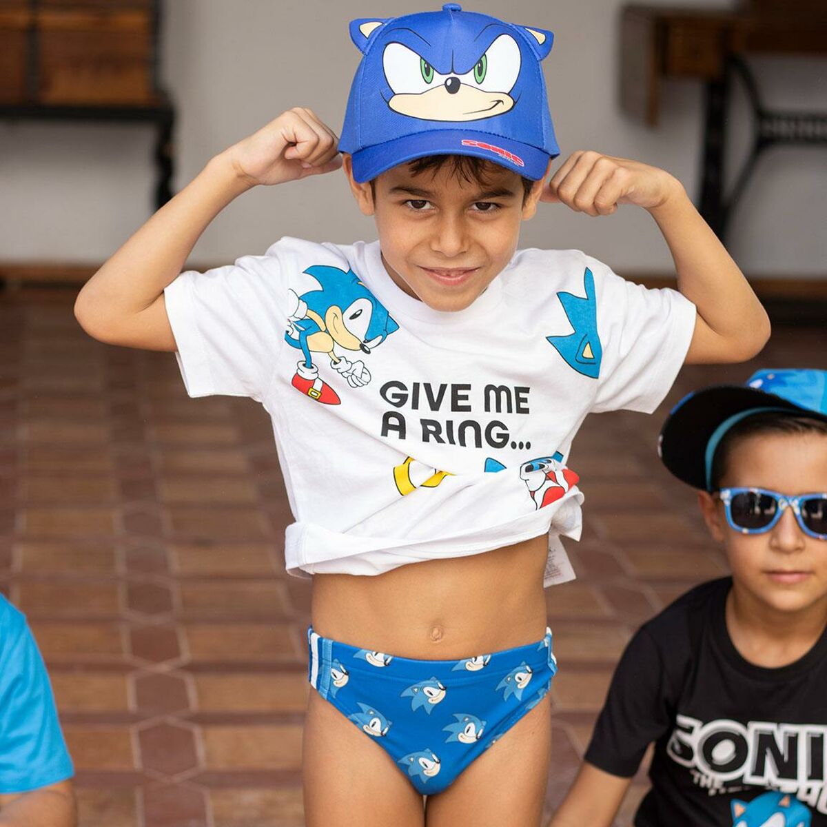 Dětské plavky Sonic Tmavě modrá